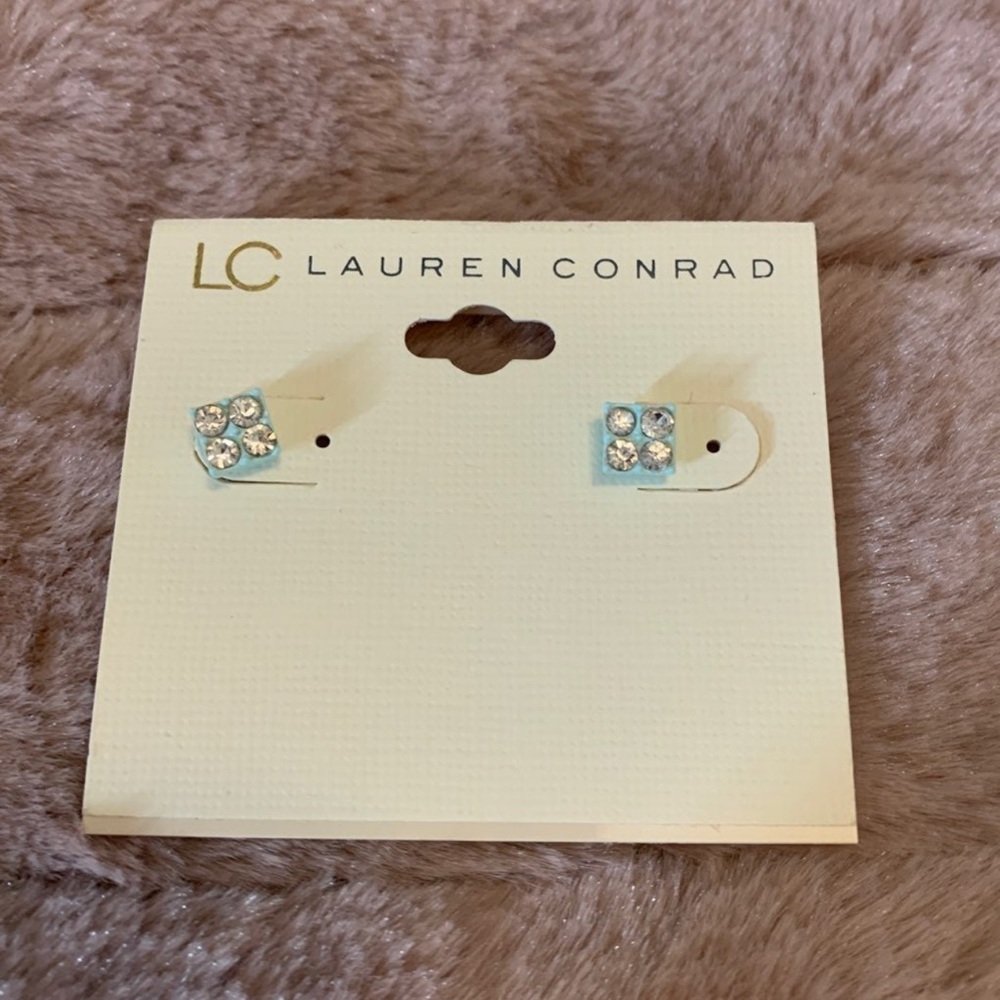 Lauren Conrad Square Stud Earrings
